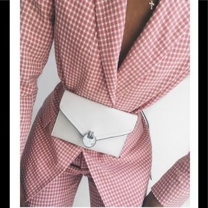 Zara gingham blazer
